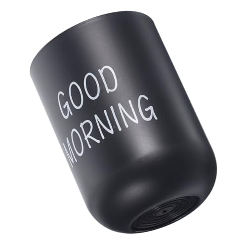 CLISPEED Vaso para Cepillos De Dientes Negro con Capacidad para Baño y Viajes Soporte Multifuncional para Cepillos Eléctricos y Maquinillas con Diseño Mate y Resistente