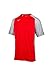 Mizuno Aerolite Crew Baseball Jersey, Red-Grey, Medium