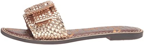 Sam Edelman Women's Gabriela 2 Flat Sandal, Gold, 5 | Image 7