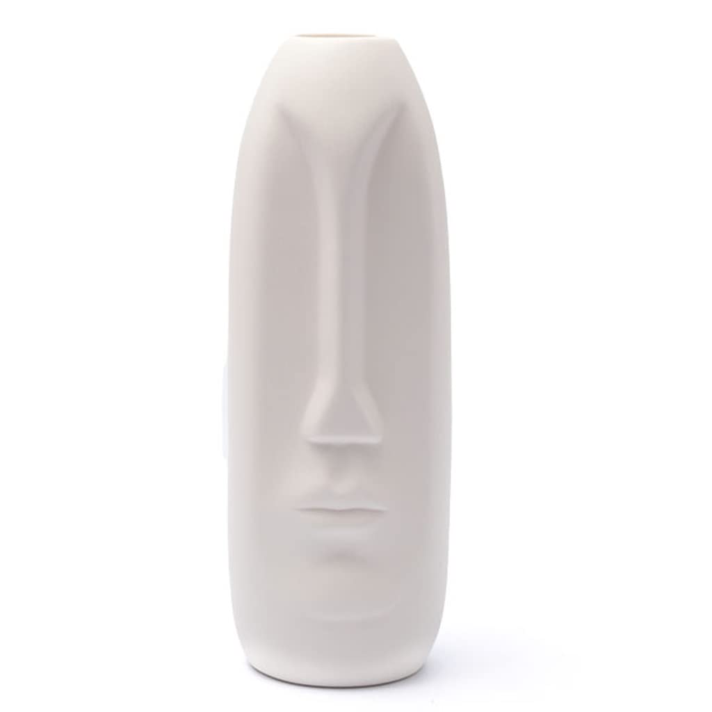 Ceramic vase， Abstract Human Face Design Modern, Creative Minimalist Decorative Vase
