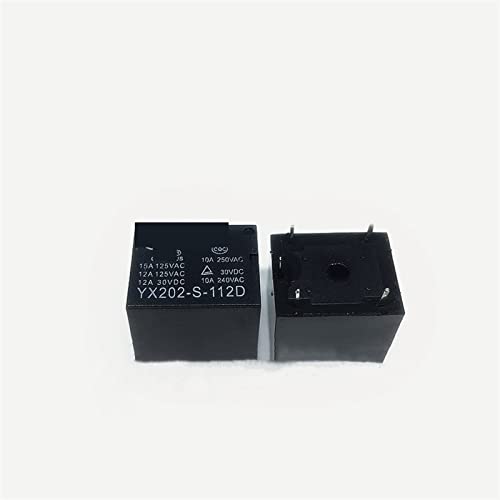 Relé T73 YX202-S-112D 5V CC interruptor de 15A para reparación de electrodomésticos pack de 10