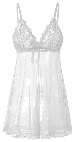 Sexy lingerie Lace Babydoll Chemise, Black, Women's Sleepwear S-5XL2