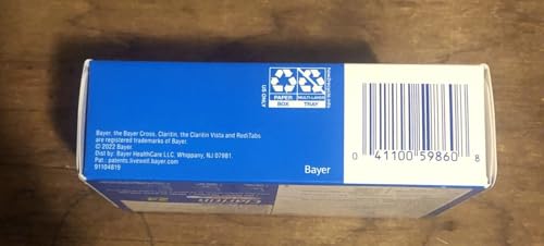 Image of Claritin RediTabs 24 Hour Allergy Medicine, Non-Drowsy Allergy Relief, Loratadine Antihistamine Tablets, 60 Count