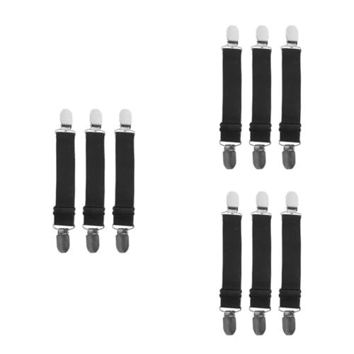 Alipis 3 Juegos Clip De La Parte Inferior De La del Pantalón Clips De Pantalón Ligeros Y Portátiles Pinza Elástica Ajustable Clips De Encaje De Arranque Bota con Clip 3 Piezas * 3