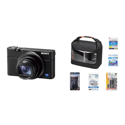 SONY(�\�j�[) �R���p�N�g�f�W�^���J���� Cyber-shot RX100VII �V���[�e�B���O�O���b�v�L�b�g(�����O���b�v:VCT-SGR1�A�o�b�e���[�p�b�N+1��) �u���b�N 1.0�^�ϑw�^CMOS�Z���T�[ ���w�Y�[��8�{(24-200mm) 18