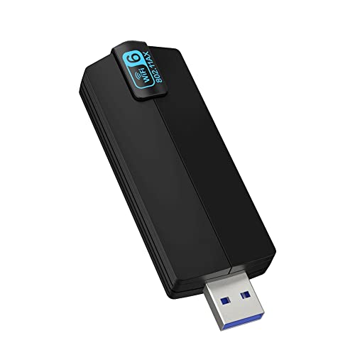Adaptador WiFi 6 USB 3.0 de Alta Velocidad AX1800 Dual Band para Streaming sin Cortes