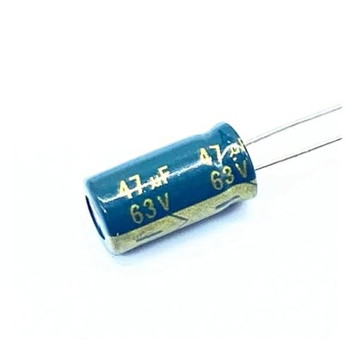 Condensateur électrolytique 63V 47Uf pour circuit électronique, lot de 20 pièces taille 6x12mm