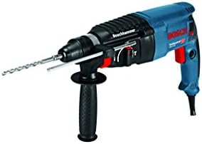Bosch Professional Rotary Hammer with SDS plus GBH 2-26 (240V, 830W, incl. Auxiliary handle, Depth stop 210 mm, Machine cloth, in Carrying case)