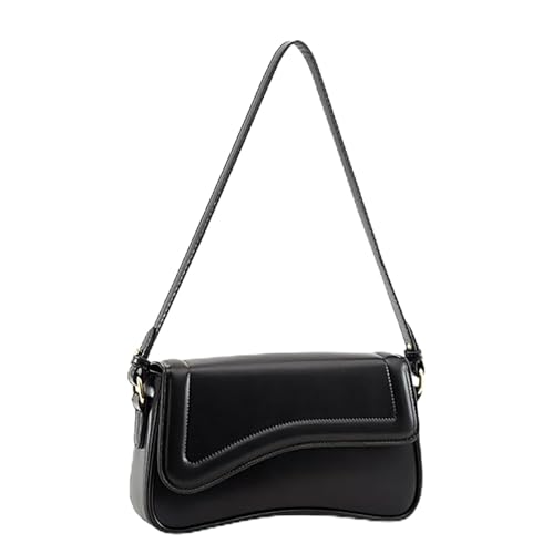 Image of Shoulder Bag for women Y2K Crossbody Vegan Leather Purse Straps Retro Clutch Hobo Hadbags with 2 Removable