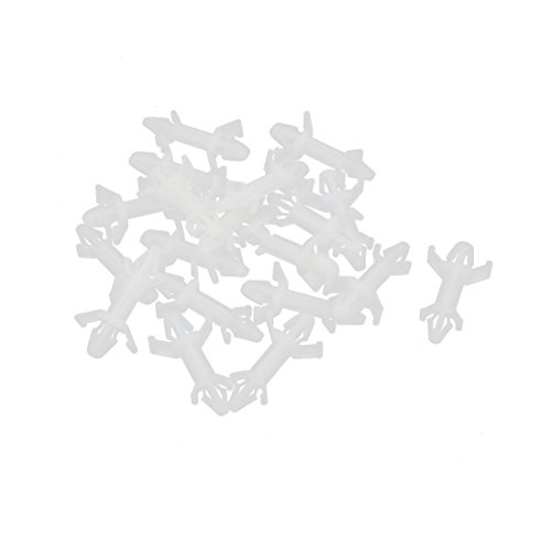Aexit 20 Pcs Spacers & Standoffs HDB-0813 PCB Reverse Spacer Locking Nylon Standoff Standoffs Height 0.5