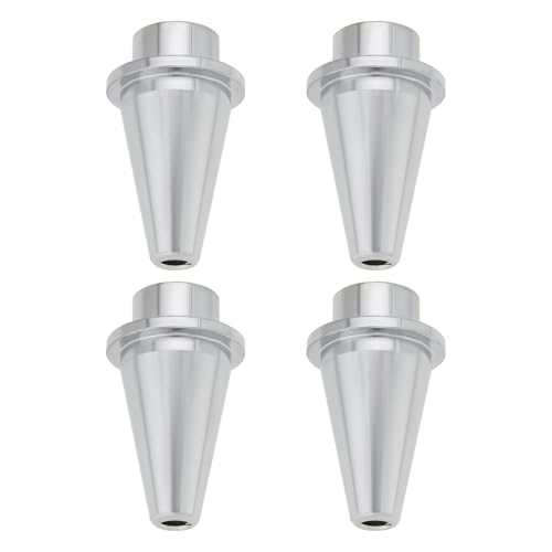 The Lord of the Tools Lot de 4 Buses de Rechange pour Pistolet de Sablage à Air Comprimé en Métal de 6 Mm Compatibles avec L'article 12165 (BGS 8382) Argenté