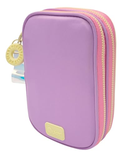 PUKET - Estojo Duplo Grande Lilás - Puket