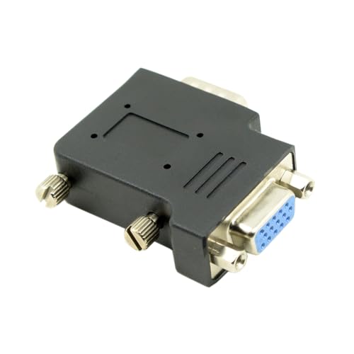 Adaptador VGA ángulo recto macho a hembra 90 grados miniatura 5