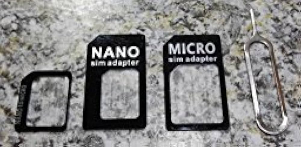 Amazon.com: DZYDZR 5-Pack 4 in 1 Sim Card Adapter Kit - Nano