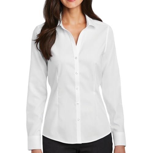 Chemisiers et chemises ajustés manches longues femme stretch boutonné