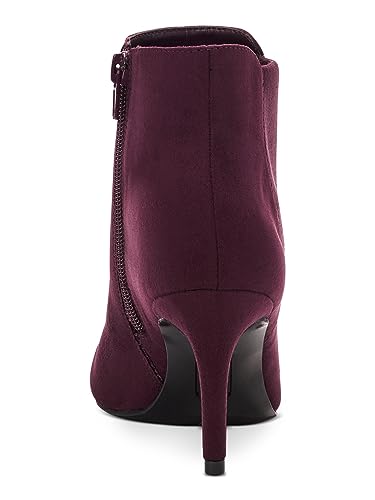 Alfani Womens Jacklynne Faux Suede Pointed Toe Booties2