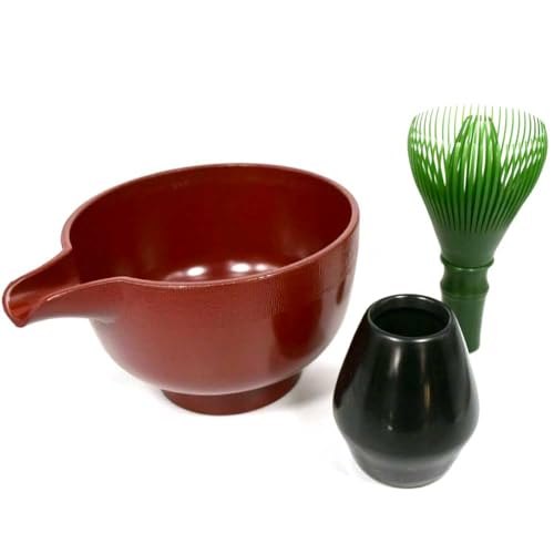 茶道具 茶せん 片口わん セット (グリーン)