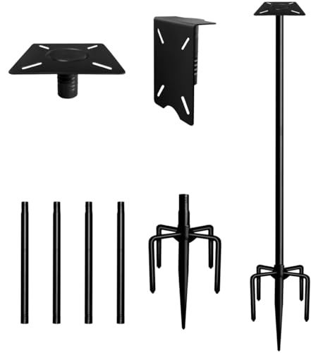 Ansionsol 190 cm Smart Bird Feeder Pole mit 5-Zinken-Basis...