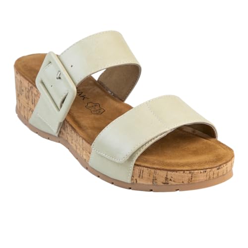 CHATTAWAK Mujer 18HGIOBEIGE37 Sandalia de tacón Beige, 37 EU, beige, 37 EU