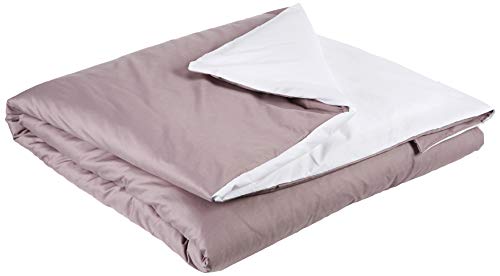 Play Basic Collection Funda Nórdica, Algodón-Poliéster, Gris y Blanco, 180x220x3 cm