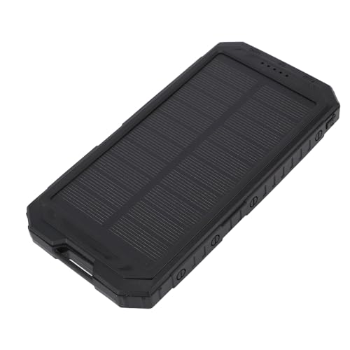 Banco de Energía Solar 6000mAh, Power Bank Solar con Brújula y Linterna, PD20W Carga Rápida IP67 Impermeable, Cargador Solar Alta Capacidad para Acampar Emergencias