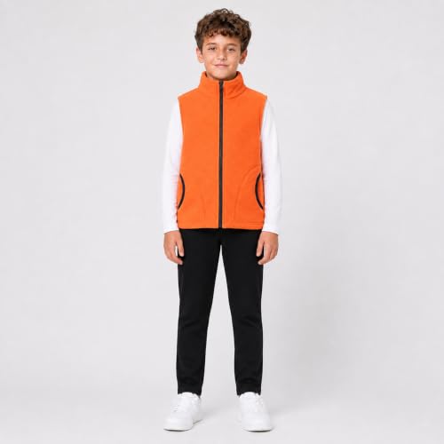 Image of Mud Kingdom Boys Girls Polar Fleece Vest Winter Thick Warm Outerwear Funny Cartoon