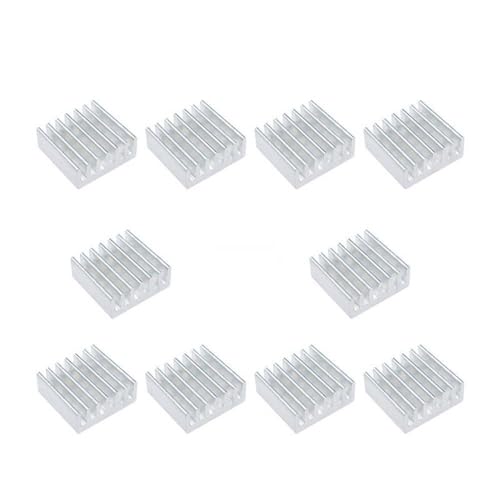 10PCS DIY LED Power Memory Chip IC 14x14x6mm Aluminum Heat Sink image 3