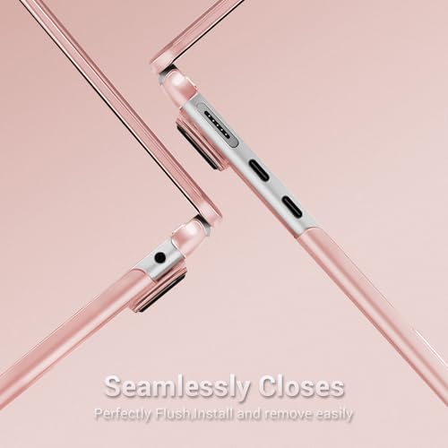 Image of MOSISO Compatible with MacBook Air 15 inch Case M5 M4 M3 M2, Peach Fuzz | Ultra Thin Hard Case,Precision Color & Anti-Fingerprint -Compatible with MacBook Air 15.3 inch A3241 A3114 A2941 2026-2023