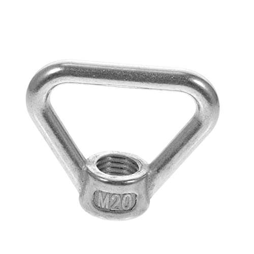 MUCKLILY Triangle Ring Nut Lifting Eye Nut Stainless Steel for Transportation Mounting and Tie Down