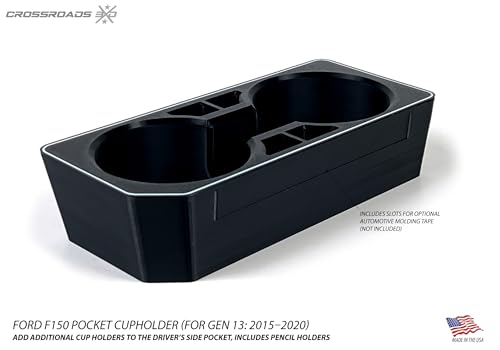 Portavasos para Ford F-150 2015-2020 centro consola miniatura 5