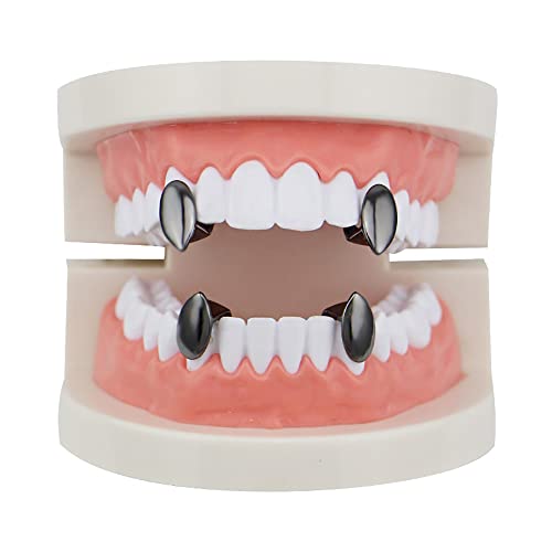 Set de Grillz Hip Hop de Dientes Dorados 18K para Hombre y Mujer