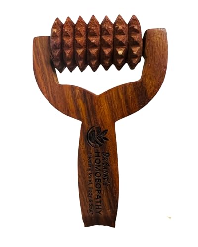 Image of Dr Saune's Wooden Scalp Roller Massager for Hair Growth, Improves Blood Circulation, Painless Massage, Enhances Oil Absorption