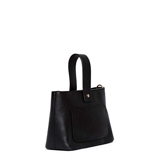 Bolsa fashion com alça retrátil e alça transversal