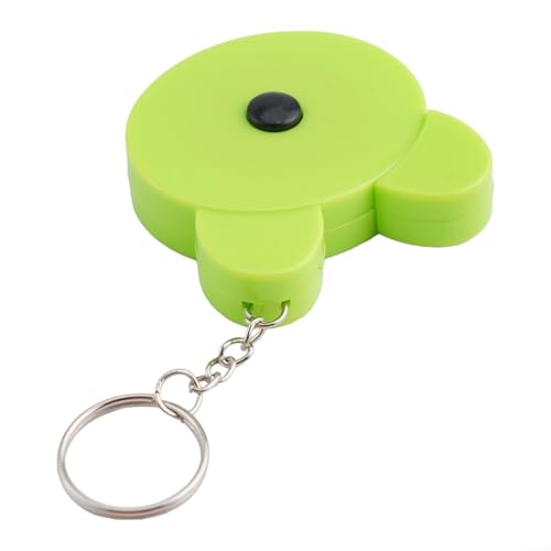 Cinta métrica compacta de dibujos animados con llavero, función retráctil automática para medidas cómodas y precisas de hasta 150 cm (b)