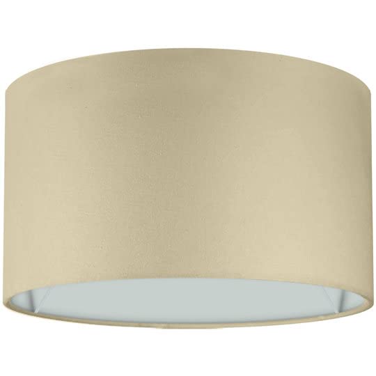 Wogati® Premium Lampenschirm Baumwolle | Farbe: Beige / Größe: Ø30cm x...