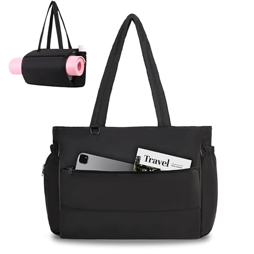 Bolso tipo tote acolchado para mujer para gimnasio miniatura 1