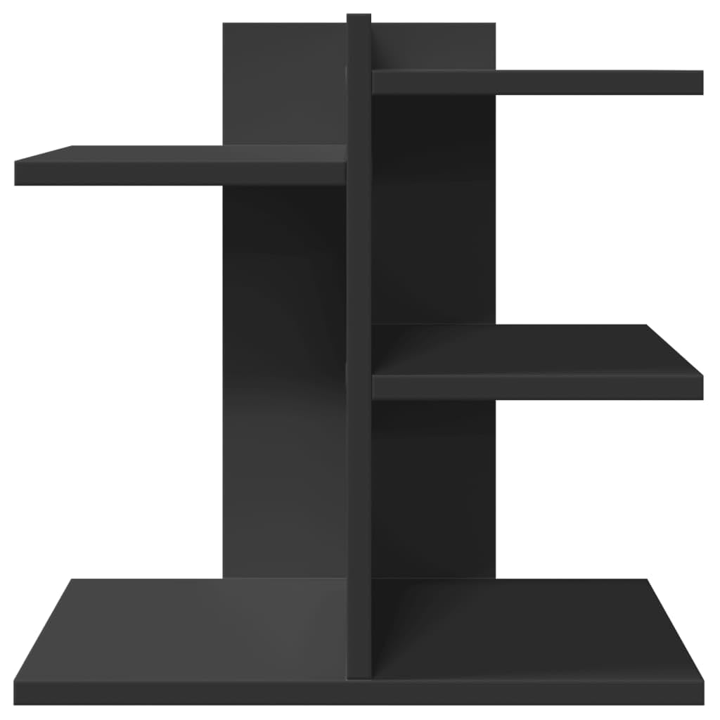 Homgoday Decorazione da Mobili, Organizer da Scrivania Nero 42x21,5x42 cm in Legno Multistrato, Arredo Decorazione da Mobili, Mobili da Interni/Esterni per Soggiorno Ufficio