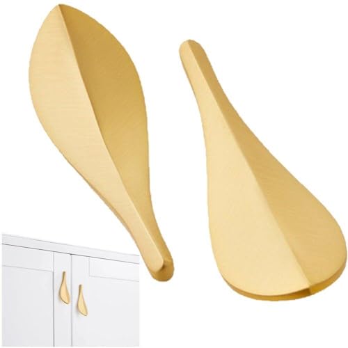 Boutons de feuille d'or haut de gamme pour buffet et dressing