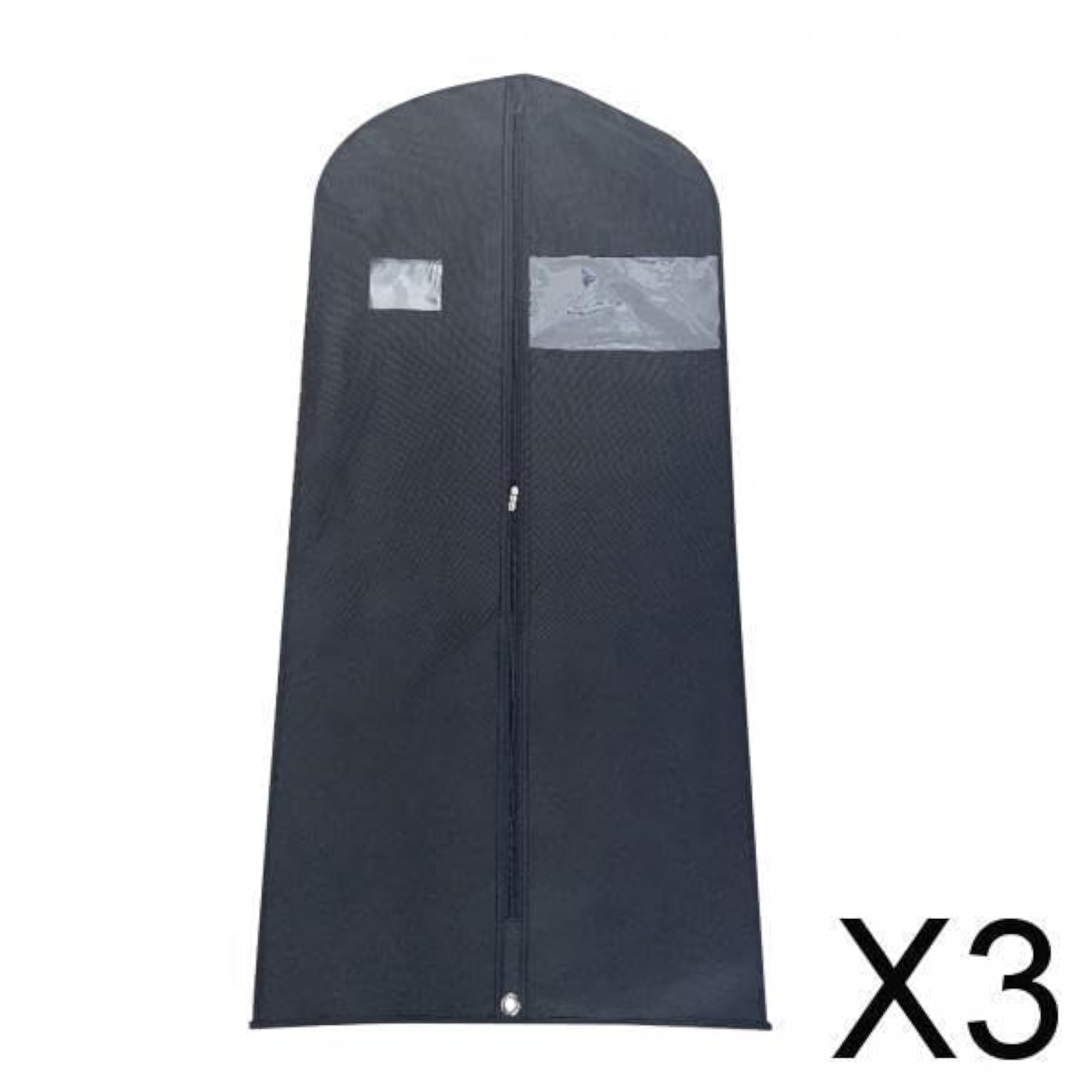 3x Hanging Garment Bags Dustproof Cover for Suits