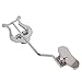 Yibuy 5PCS Trumpet Sheet Music Clip Lyre Sheet Music Clamp-On Holder Metal Plating Trumpet/Palm Music Clip