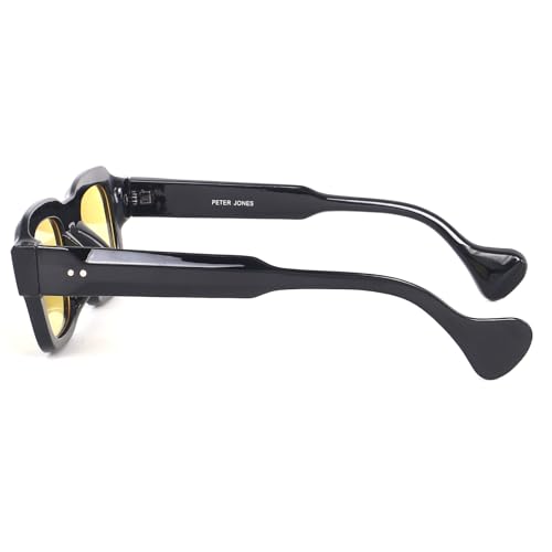 Image of Peter Jones Lenses Unisex Broad Frame Square UV /UB Protected Non-Polarized Sunglasses Medium (3809)