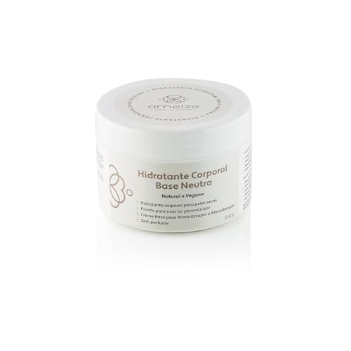 Creme Neutro Hidratante Corporal Natural e Vegano 250 gramas