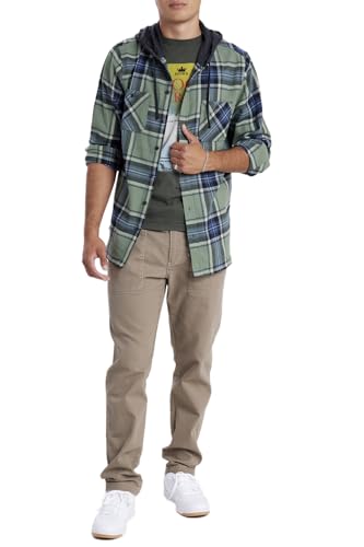 UNIONBAY Men's Classic Flannel Hoodie2