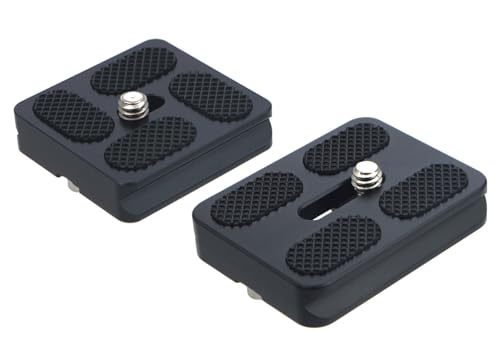 HITHUT 2PCS Aluminum 40mm + 50mm Universal Arca Swiss Style