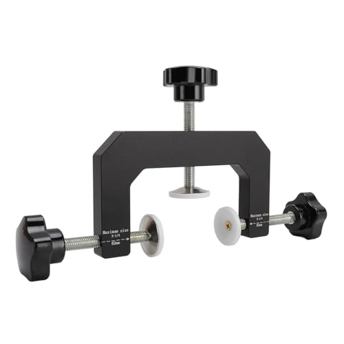 3 Way Face Clamp Adjustable Cabinet Clamp Sturdy Aluminum Alloy Ergonomic Design for Woodworking Cabinet Installation Furniture Assembly Tool