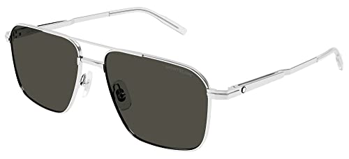 MONTBLANC MB0278S Silver/Grey 56/16/145 men Sunglasses