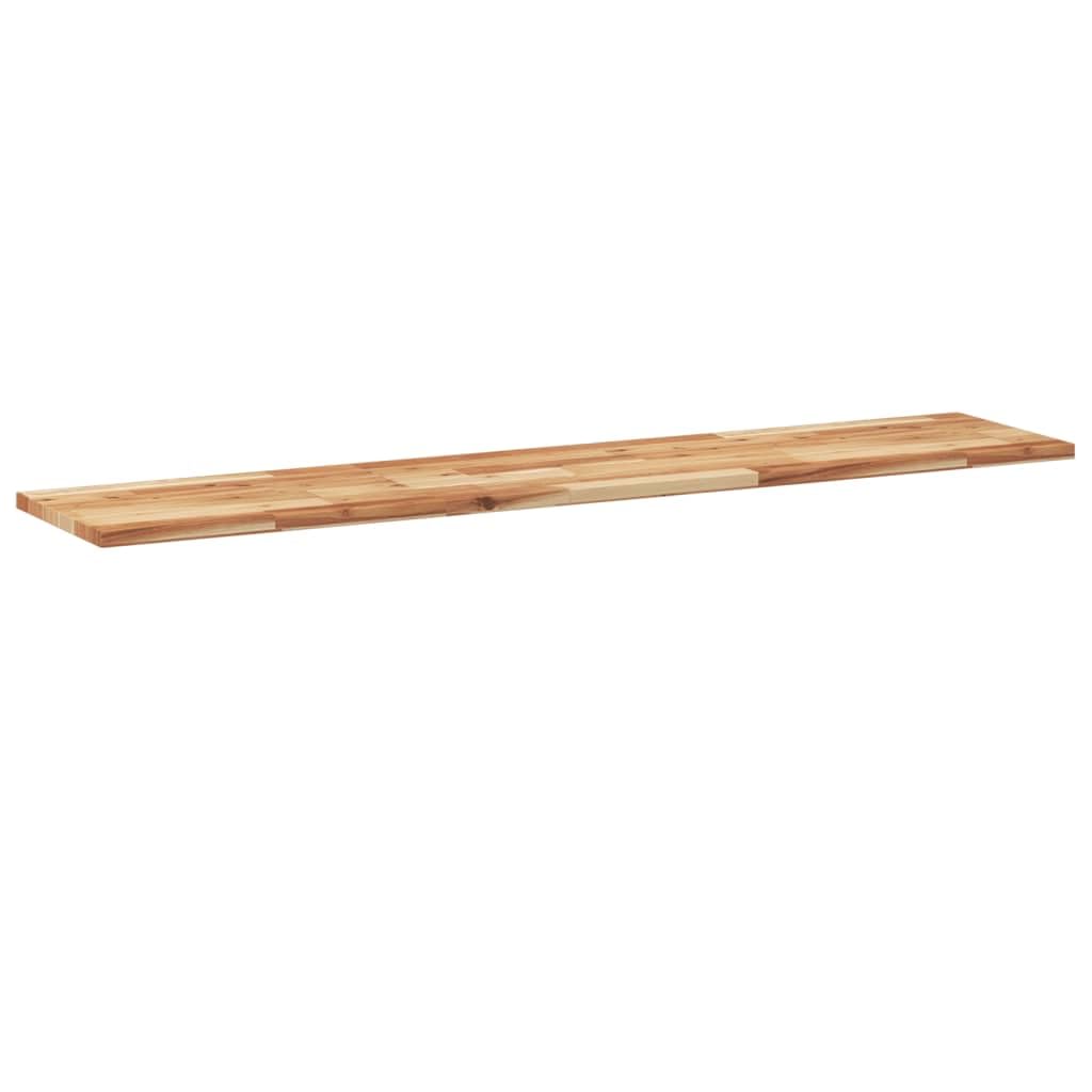 vidaXL Tischplatte, Regalbrett Rechteckig Massivholz, Wandboard Unbehandelte Oberfläche, Wandregal Holzregal Holzplatte, 160x30x2cm Akazienholz
