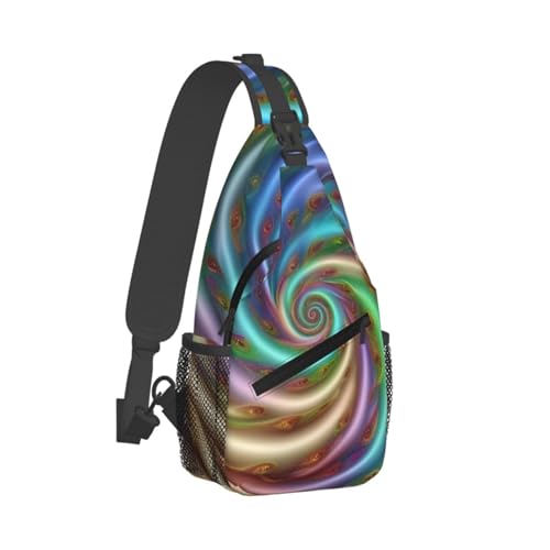 Morrales de día tipo bandolera tie dye para mujer y hombre miniatura 2