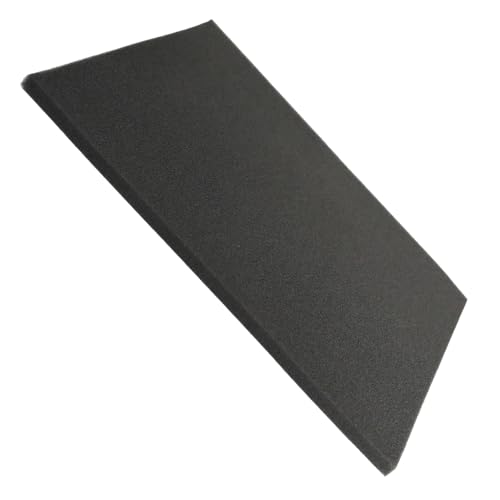 Flewdart Filtro de aire espuma universal 300 x 210 x 10 mm, filtro de aire esponja placa para moto ciclomotor scooter quad cortacésped desbrozadora aspiradora (300 x 210 x 10 mm)