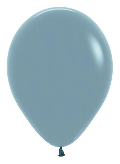 SEMPERTEX 11" Pastel Dusk Blue Sempertex Balloons (100 Count) (Pastel Dusk Blue)